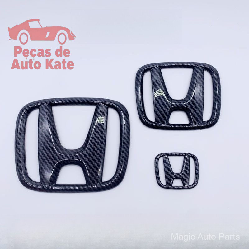 Aplicável a todos os emblemas dianteiros e traseiros do Honda Civic de 11ª Geração/Accord de 10ª Geração, Modificação C.