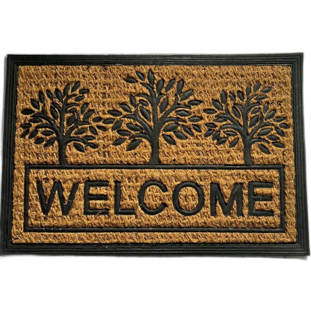 Tapete Capacho Porta Entrada 40x60 Emborrachado Antiderrapante Decorativo Casa Escritório