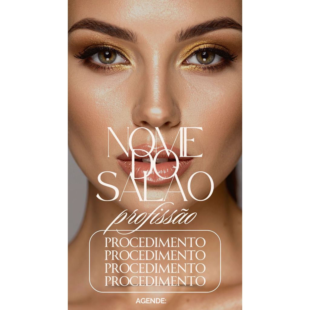 Adesivo Decorativo Perfurado Microperfurado Para Vidro Logo de Beleza Salão + Seus Procedimentos