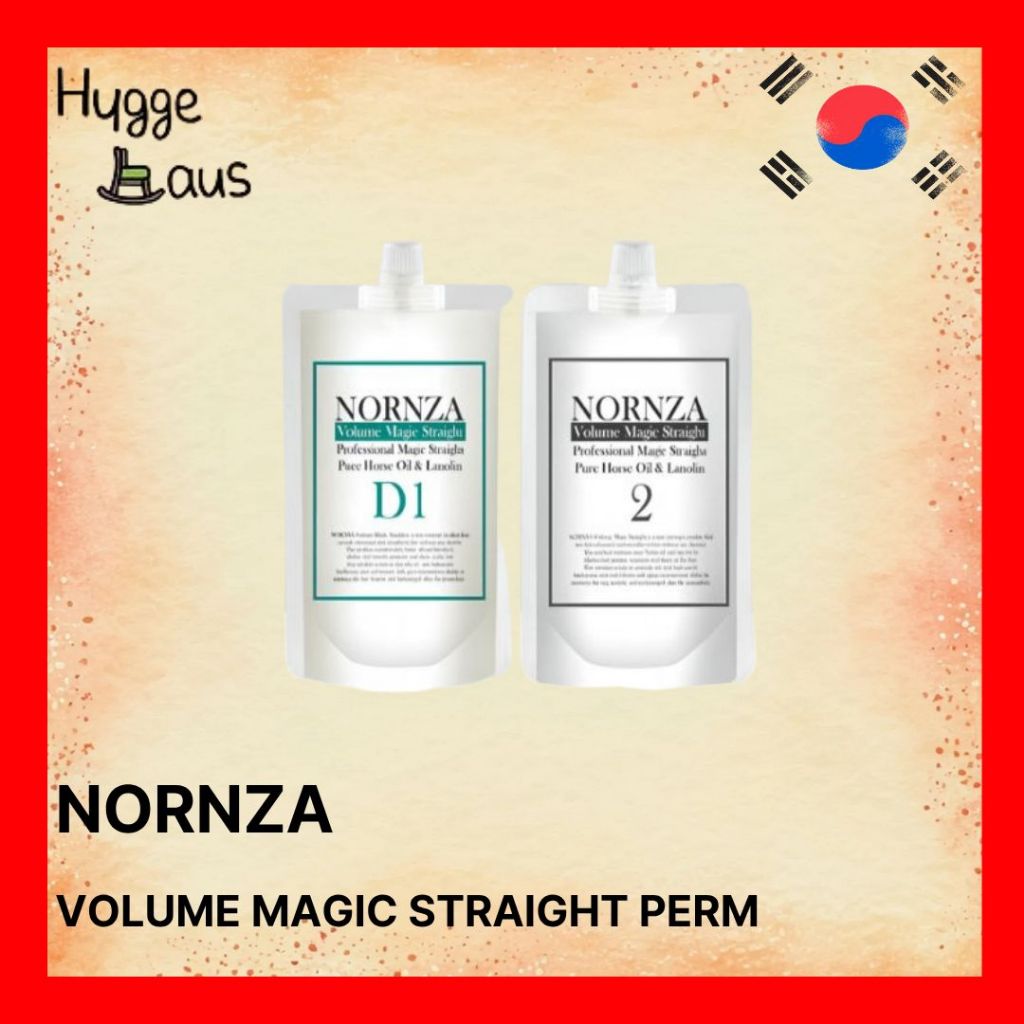 【NORNZA】Hair Smoothing Treatment Kit Repair Care Damaged Hair Home Use