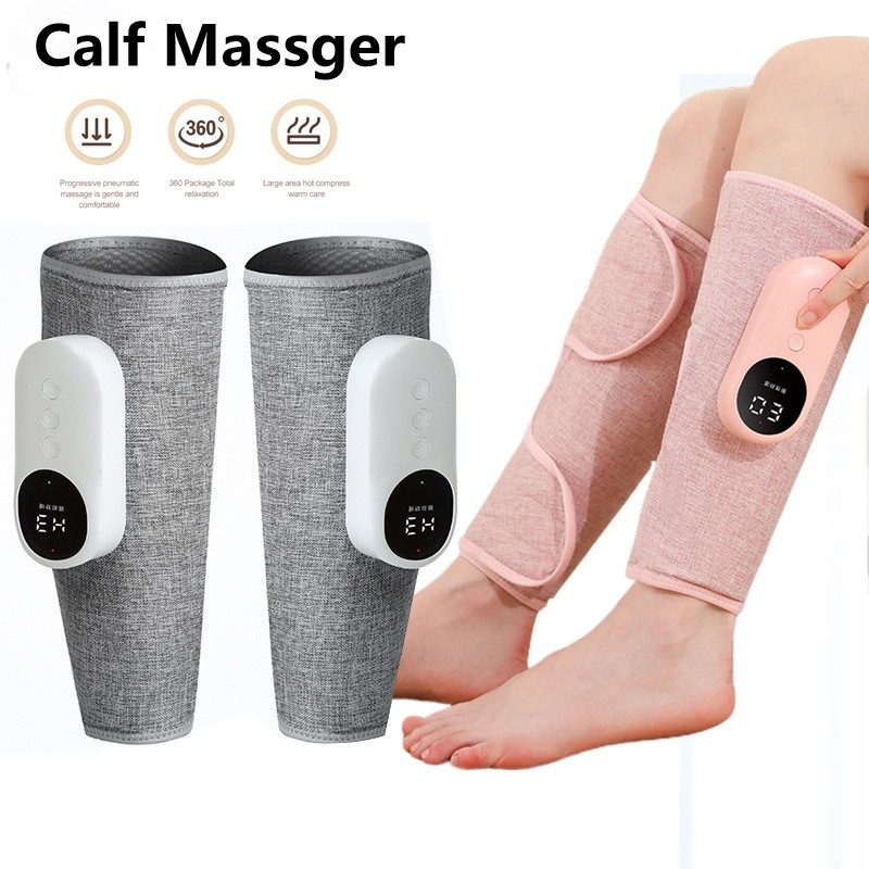 Massageador de pernas temperatura constante compressa quente pressão de ar draga massageador de panturrilha
