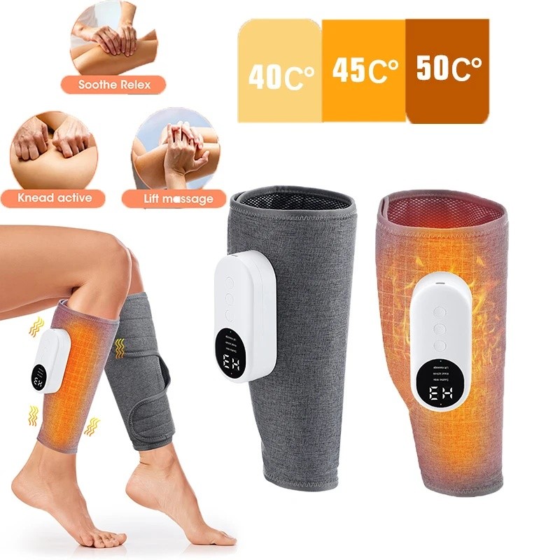 Massageador Elétrico Sem Fio Para Pernas , Compressão De Ar , Massagem Panturrilha , Relaxamento De , 3 Modos 360 ° Pres