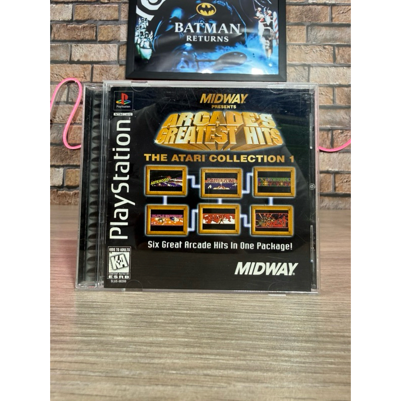 Arcade Greatest Hits The Atari Collection 1 Original Ps1