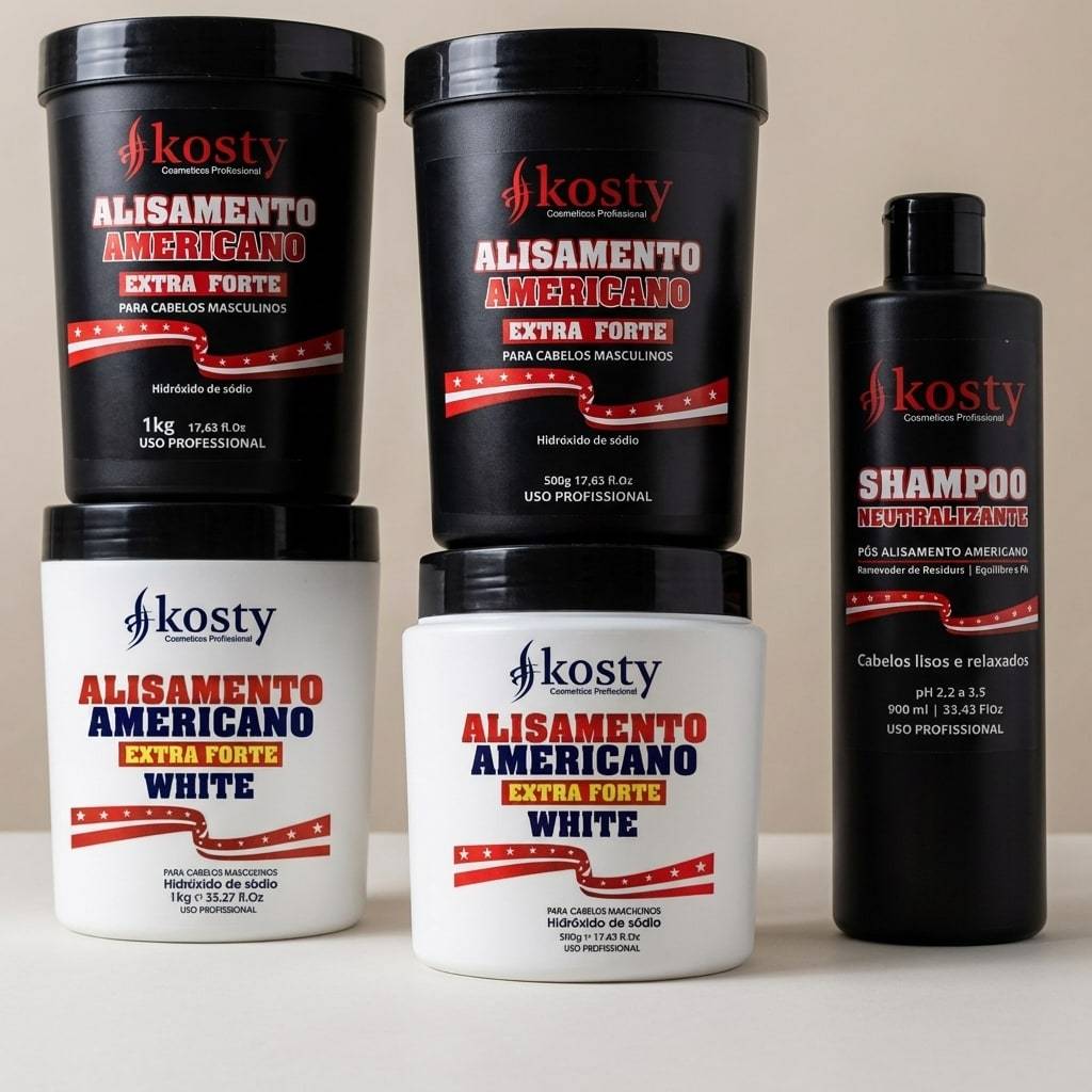 Alisante Americano kosty Mens Extra Forte Black White 1kg 500g