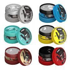 KIT C/ 02 CERAS MODELADORAS VISION BARBER SHOP 130G PEROLADA, EXTRA FORTE, BLACK, INCOLOR, MATTE
