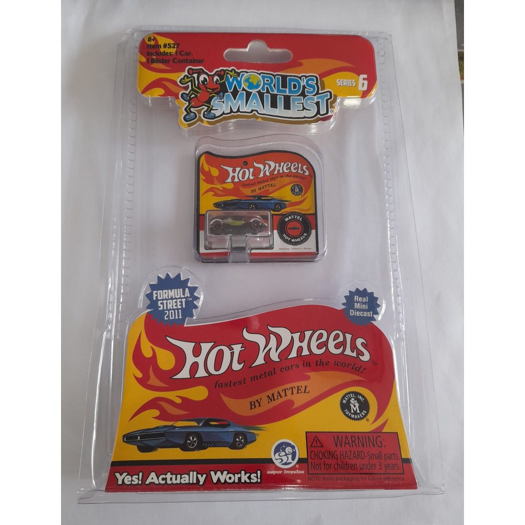 World's Smallest Series 6 Hot Wheels - Formula Street 2011