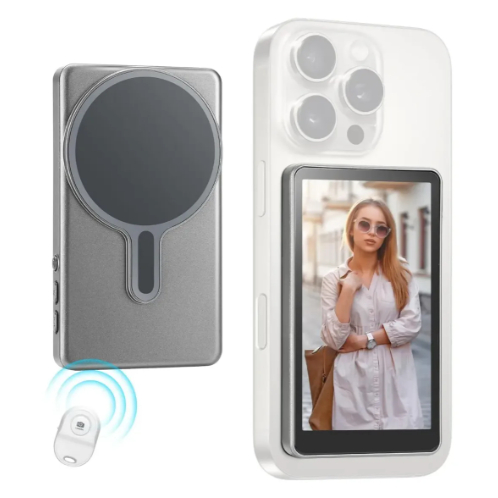 Tela De Monitor De Selfie Magnetic Pra Celular Vlog
