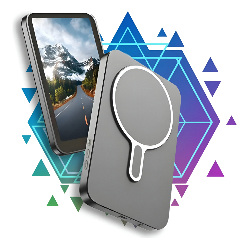 Tela Magnética Monitor Para Celular Sem Fio Smartphone Selfie Vlog Gravação  Monitor Tela Projetor