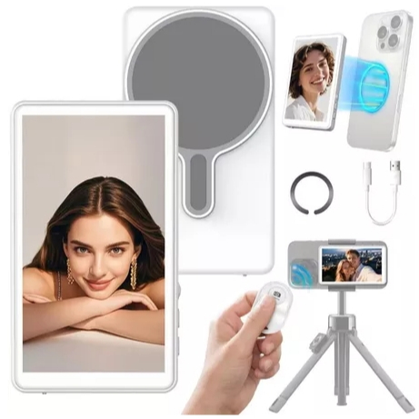 OFERTA TELA MAGNETICA  MONITOR PARA CELULAR SEM FIO SMARTPHONE SELFIE VLOG GRAVAÇÃO