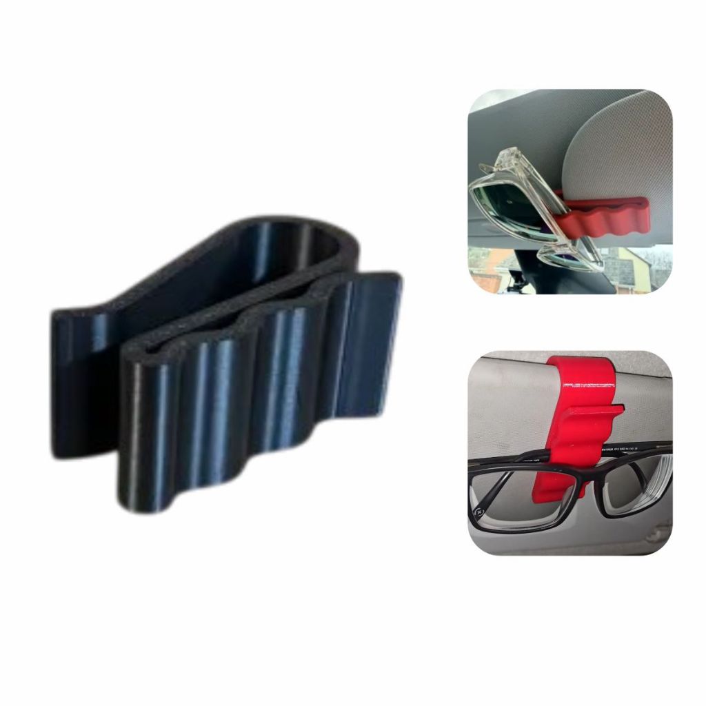 Suporte Porta Óculos Automotivo Universal Clip Quebra-sol