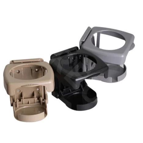 Kit 3 Porta Copos Universal para Carro, Preto, Plástico, Multifuncional, Diâmetro 7,5cm