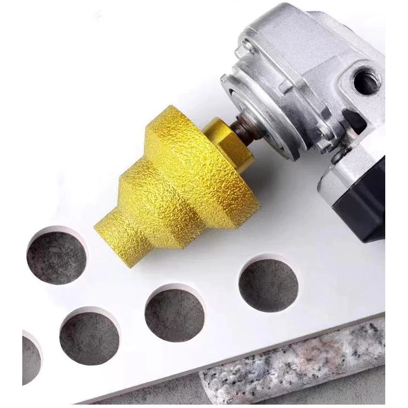 20-35-50mm Diamante Chanfro Broca Ângulo Moedor Viu Rosca M14 Para Ampliar Telha De Mármore Alvenaria Concreto Porcelana