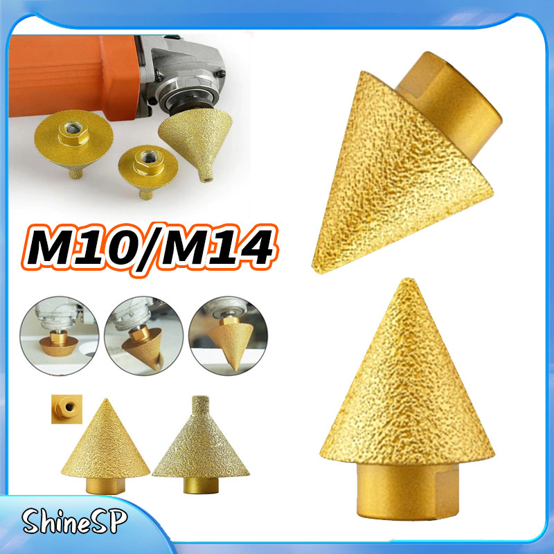 Brocas De Chanfro De Diamante M10/m14 Diâmetro 38mm Fresador