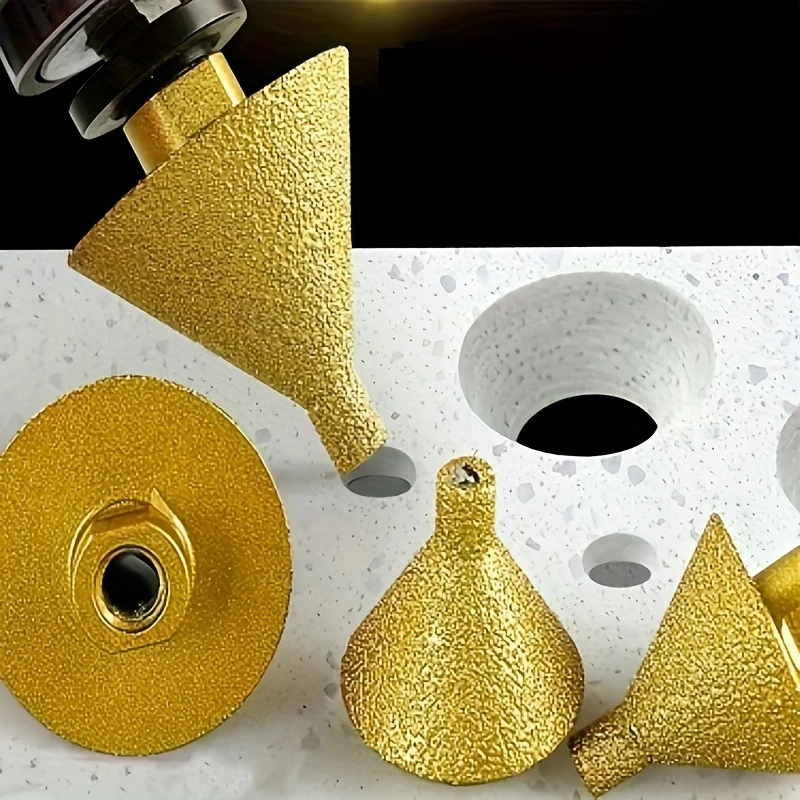 Broca Cônica De Chanfro Diamante 50mm M14-Para Aplicações