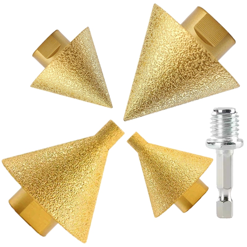 Novo Bit De Chanfrar Diamante - Ferramenta De Chanfro Com Rosca M14 Para Moagem De Azulejos E Pedras