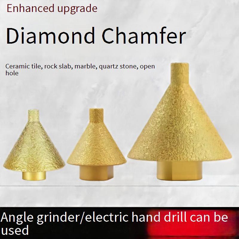 Novo Bit De Chanfrar Diamante - Ferramenta De Chanfro Com Rosca M14 Para Moagem De Azulejos E Pedras
