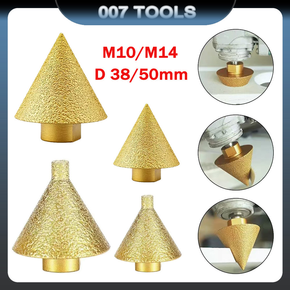 Brocas De Chanfro De Diamante M10/m14 Diâmetro 38mm Fresador