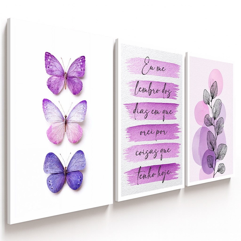 Quadros decorativos Borboletas 