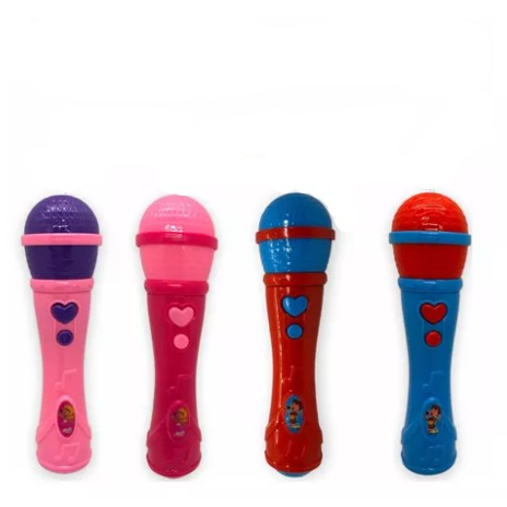 Brinquedo Microfone Infantil Com Som E Reproduz A Voz Muito Divertido masculino/feminino