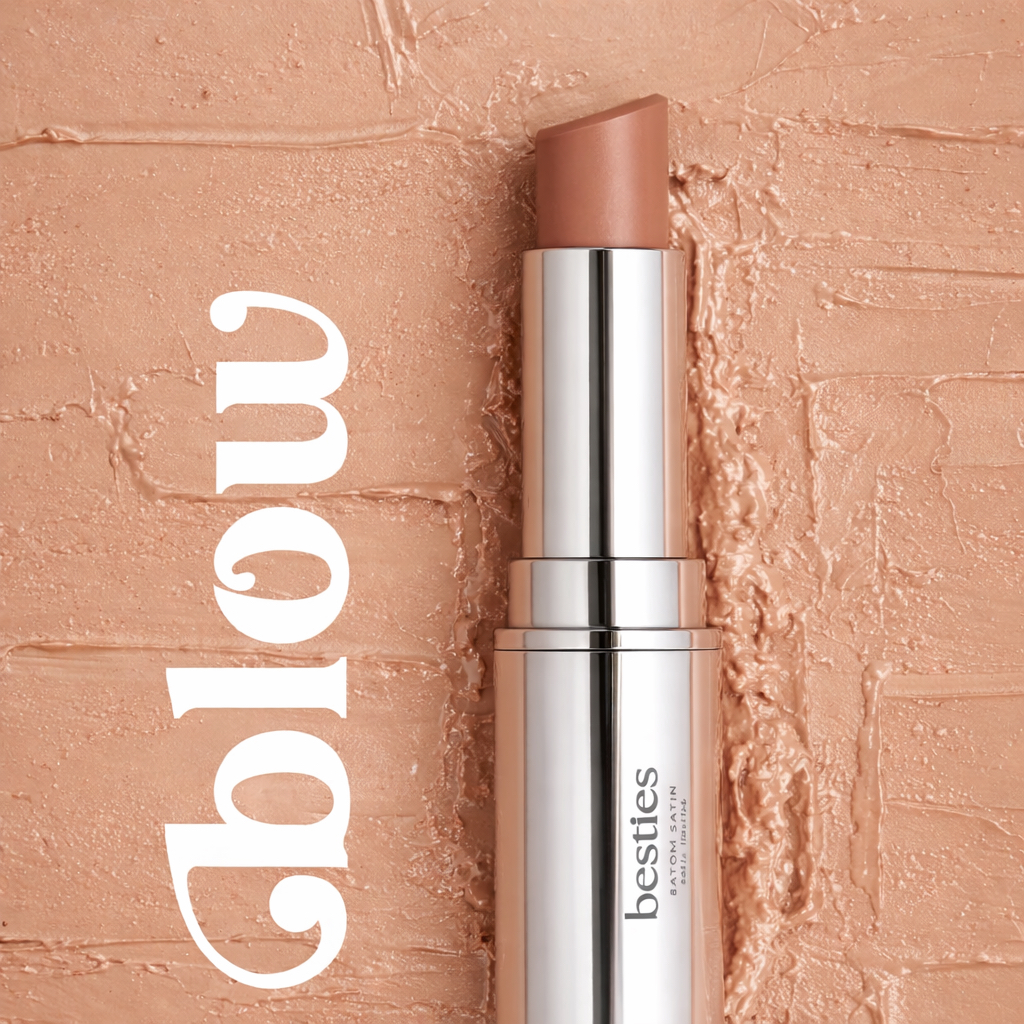 Batom em Bala Satin Besties - Linha BLOW By RUBY ROSE