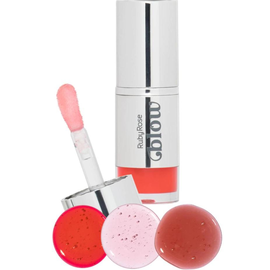 LIP OIL GLOW THEORY LINHA BLOW RUBY ROSE 2026 ESCOLHA O SEU