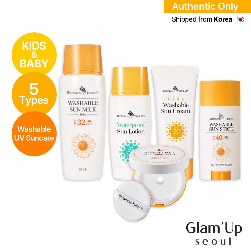 [Terapia Botânica] Cuidados Solares Laváveis Para Bebês E Crianças-Leite Solar De Lavagem Fácil , Bastão , Pacto , Creme Loção À Prova D'água