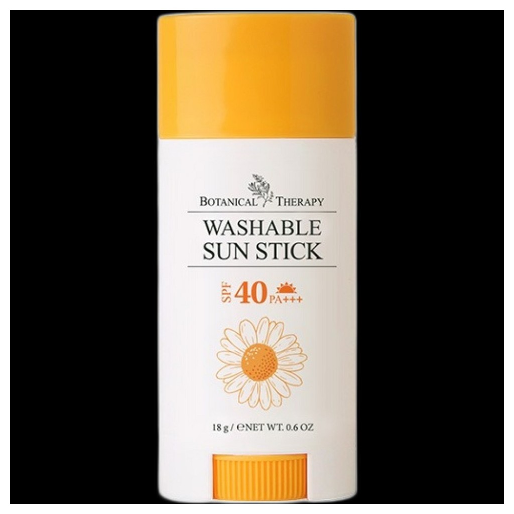 [Terapia Botânica] Protetor Solar Lavável SPF40 PA + + , 18g , 1 Unidade/Coreano/Fps40 Proteção Da UNVELLE KR