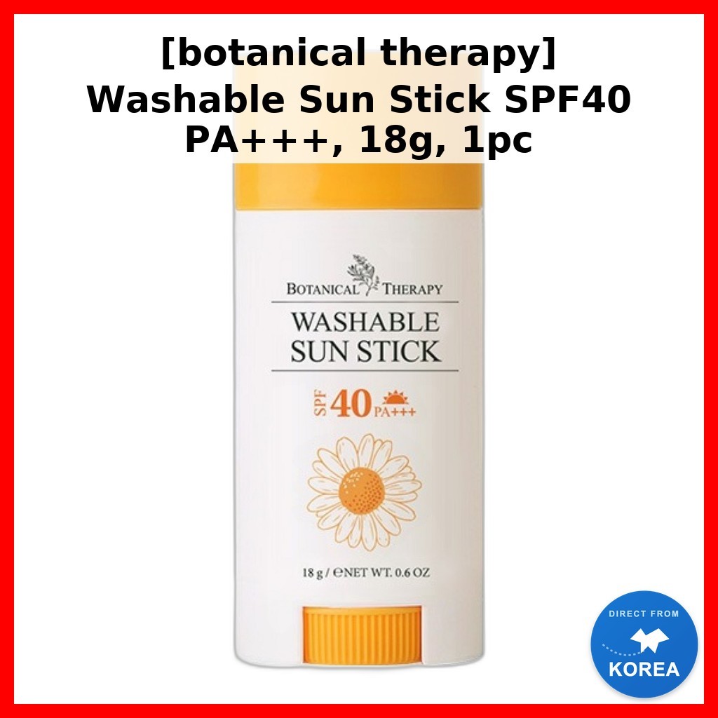 [Terapia Botânica] Protetor Solar Lavável SPF40 PA + + , 18g , 1 Unidade/Coreano Fps40/Fórmula Não Gordurosa Por ON:K