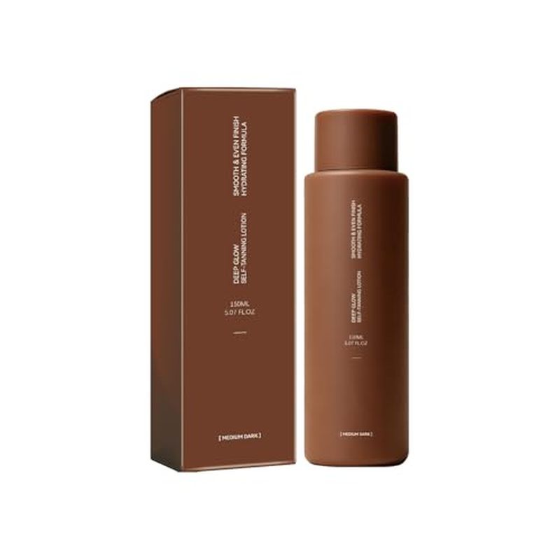 Loção Autobronzeadora Rich Brown Bronze Shine Para O Corpo-Fórmula Botânica Intensificador De Bronzeamento Ao Ar Livre ,