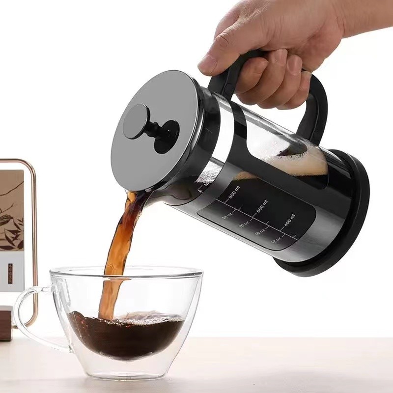 Prensa Francesa Vidro 600ml para Café Artesanal