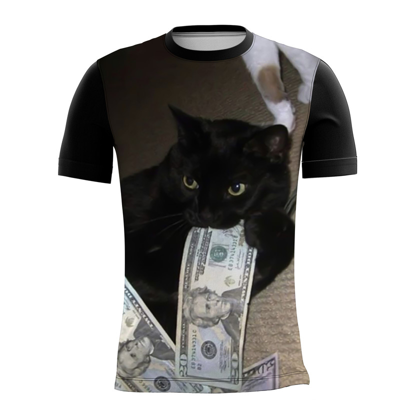 Camiseta Personalizada Animal Gato Tigre Onça Pintada 5_x000D_