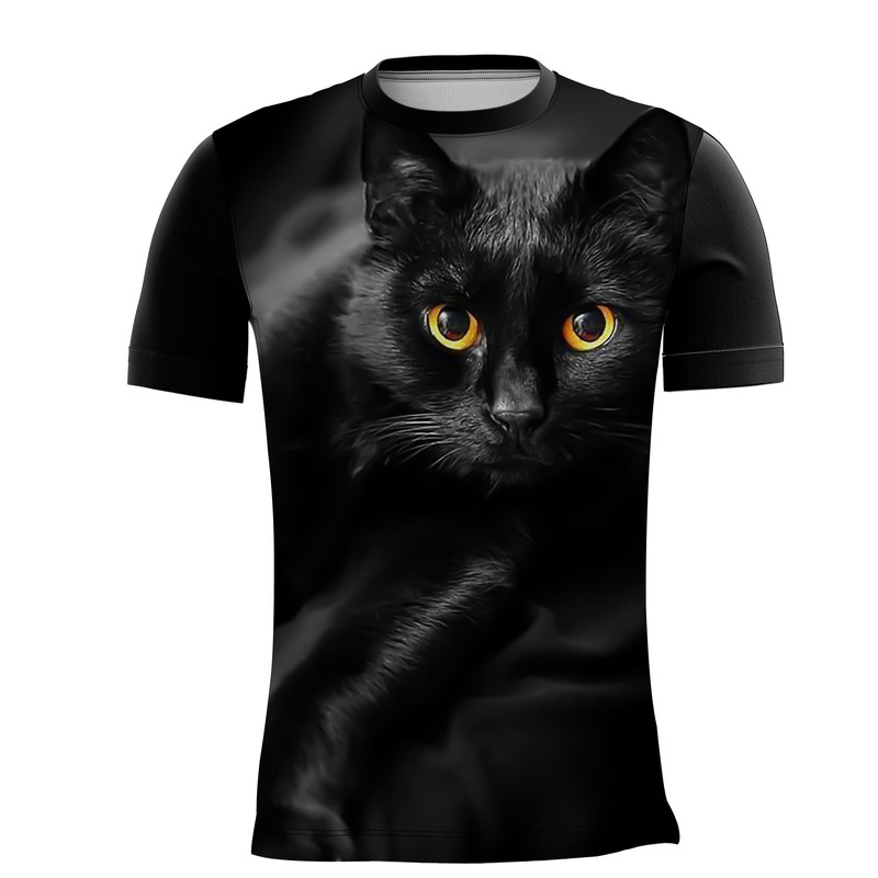 Camiseta Personalizada Animal Gato Tigre Onça Pintada 10_x000D_