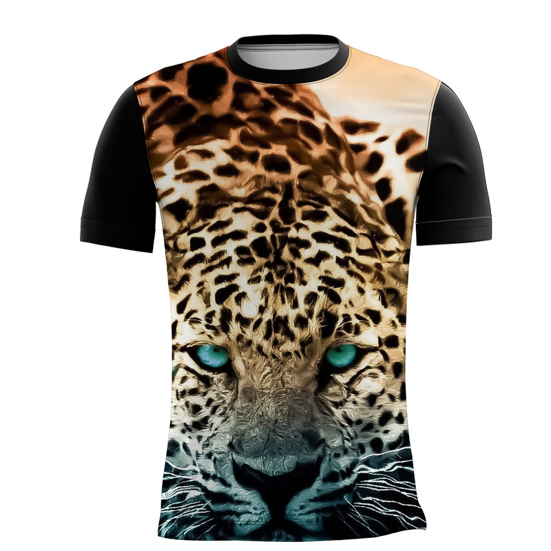 Camiseta Personalizada Animal Gato Tigre Onça Pintada 2_x000D_