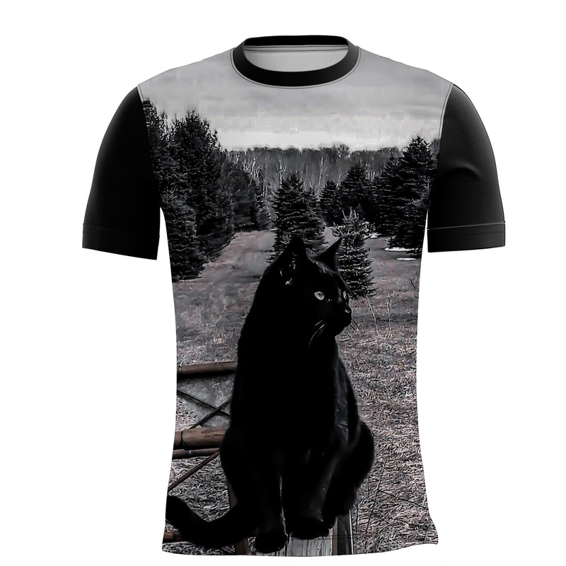 Camiseta Personalizada Animal Gato Tigre Onça Pintada 3_x000D_