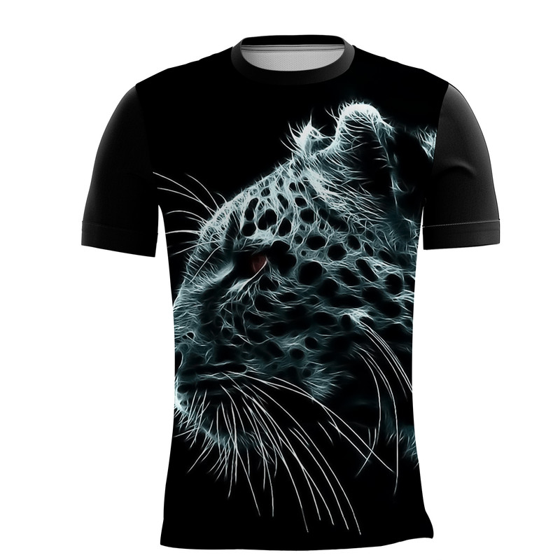 Camiseta Personalizada Animal Gato Tigre Onça Pintada 14_x000D_