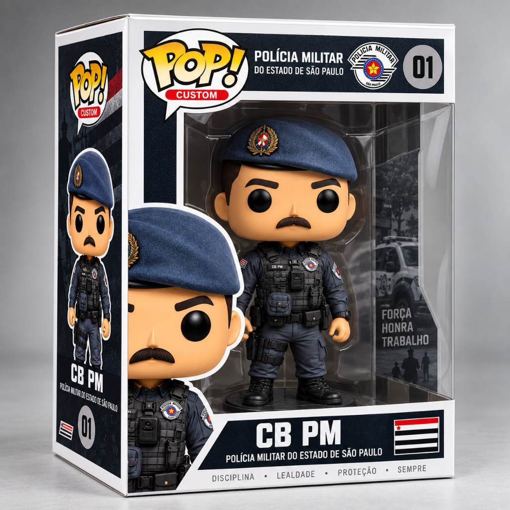 Boneco Personalizado 3D pela Sua Foto | Estilo Colecionável | Pintado à Mão + Caixa Personalizada