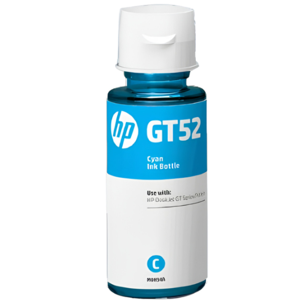 Refil de tinta Corante HP gt52 Smart Tank 400 500 600 700 6000 7000 CIANO 70ml