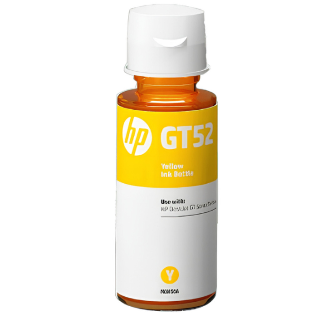 Refil de tinta Corante HP gt52 Smart Tank 400 500 600 700 6000 7000 amarelo 70ml