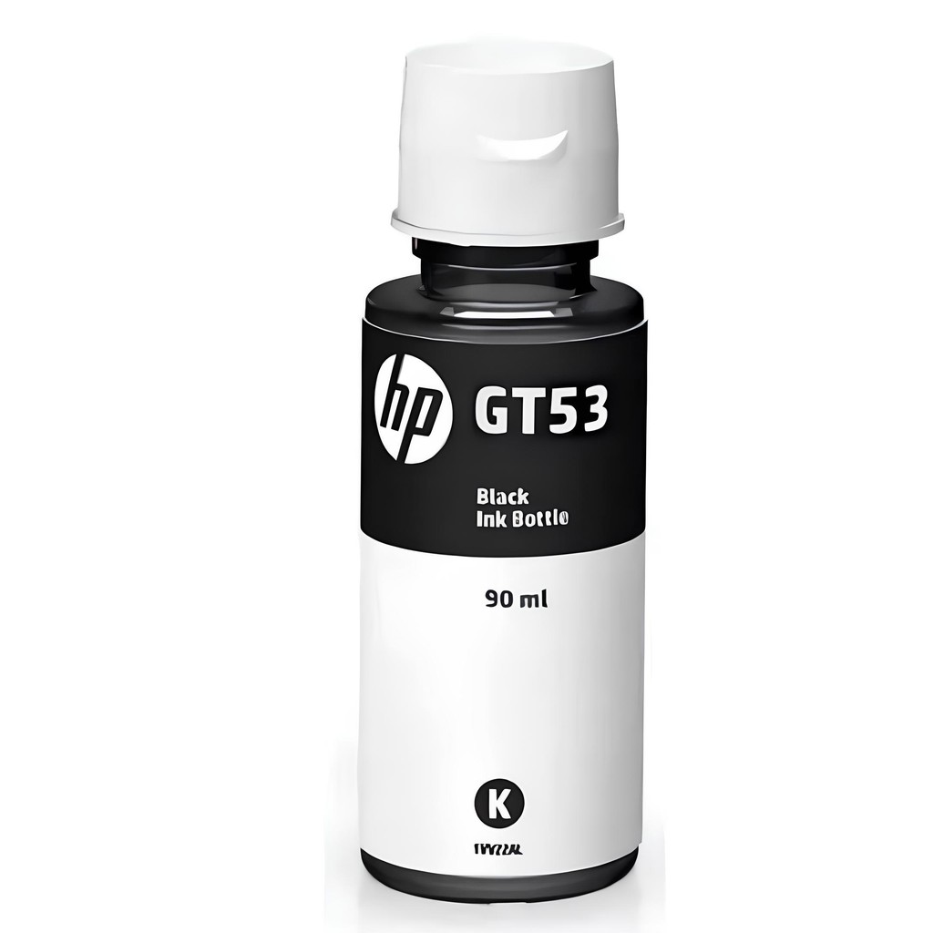 Refil de tinta Corante HP gt53 Smart Tank 400 500 600 700 6000 7000 preto 90ml
