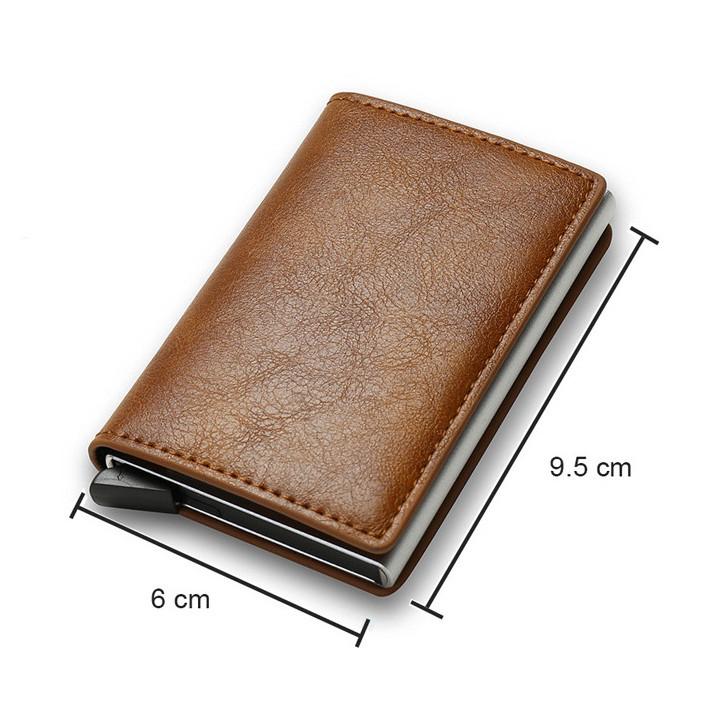 【Proteção RFID】RFID Protection/Airtag Tracking Multi-Function Compact Card Holder Wallet For Men - Carteira RFID/Carteir