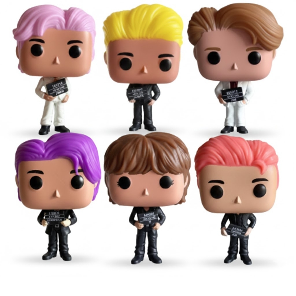 Bonecos BTS Butter Colecionáveis - Action Figure Kpop Boneco BTS Butter Com Caixa Presente Army