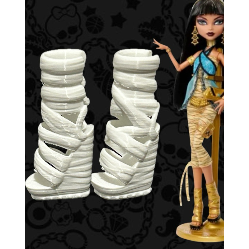 Bota Cleo Monster High para Boneca Impressa em 3D