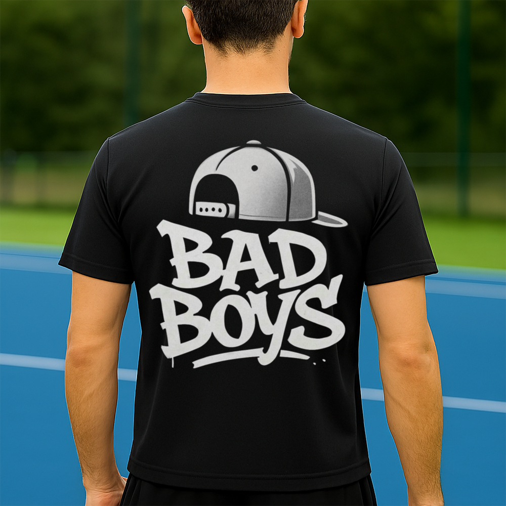 Camiseta Dry Fit Masculina Estampada BadBoys  P ao GG Leve Respirável Academia Treino