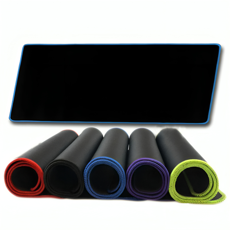 Mouse Pad Speed Gamer Extra Grande 70x30cm Borda Reforçada Mousepad Gamer Preto Com Borda Colorida