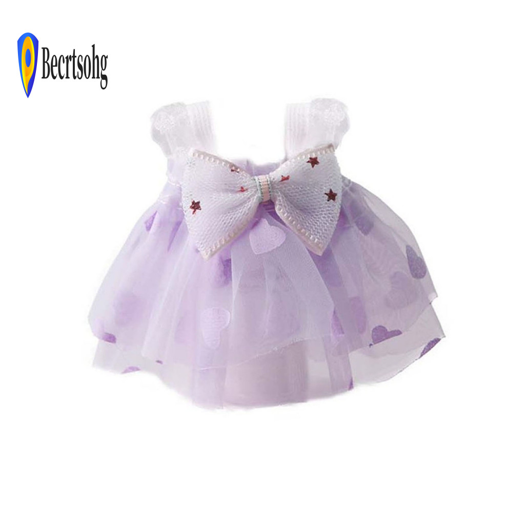 Small Pet Clothing Cute Hamster Costume Dress with Sweet Floral Heart Fruit Prints Lace Trim Bow Outfit for Squirrel Ger