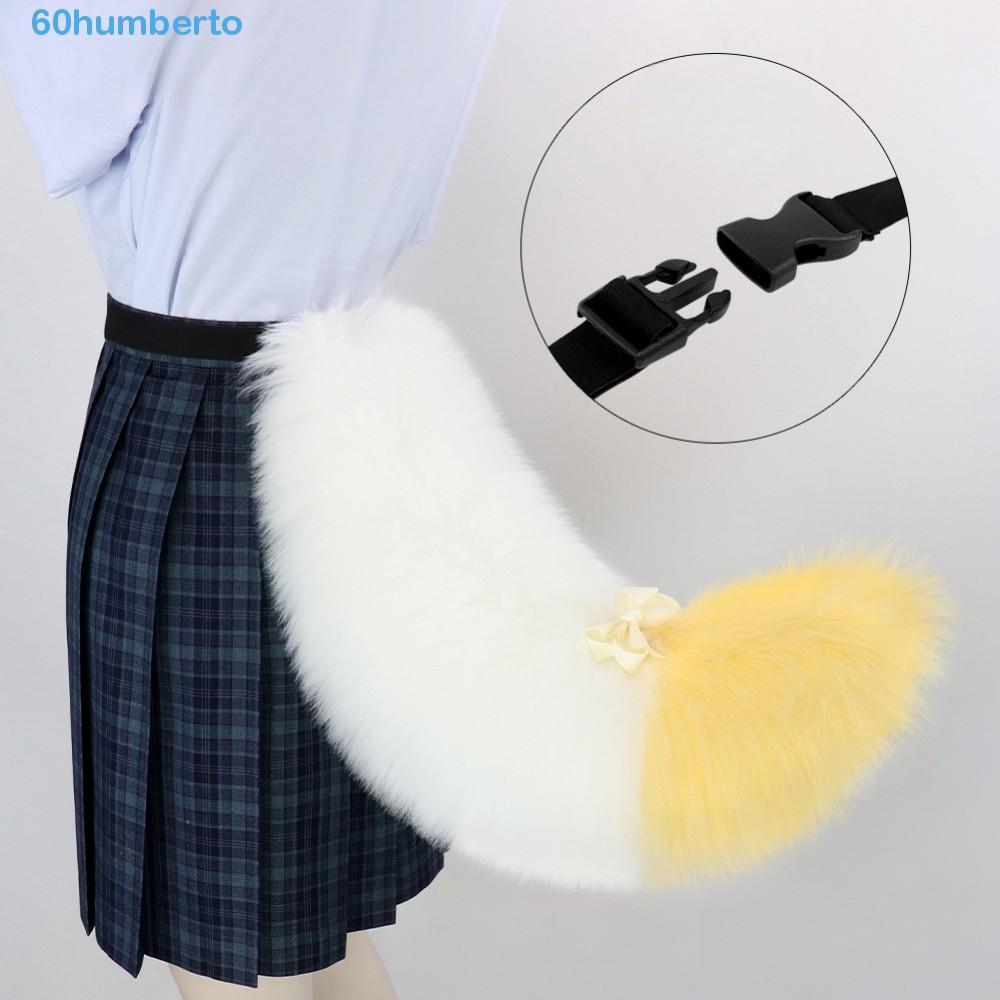 HUMBERTO Animal Wolf Dog Tail , Laço Com Cinto Ajustável Fursuit Kigurumi Sweet Dress Up 60 Cm/23 Pol . Acessórios De Co