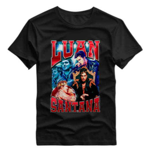 Camiseta Masculina Estampa Sertanejo Cantor Tecido Premium 100% Algodão