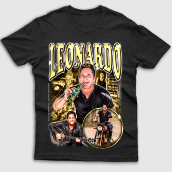Camiseta Masculina Estampa Cantor Sertanejo Tecido Premium 100% Algodão