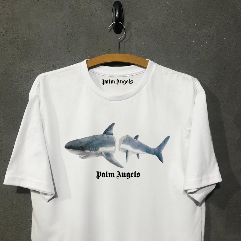 2026 Camiseta Palm Angels Shark Oversized Algodão