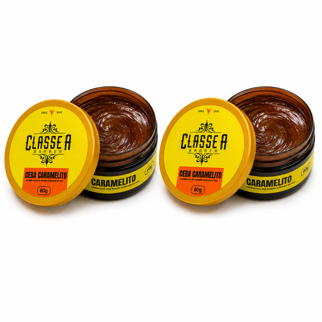 KIT COM 2 PASTA CARAMELITO MODELADORA 80G CLASSE  A UNISEX